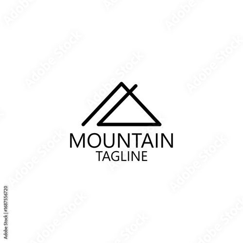 logo design mountain