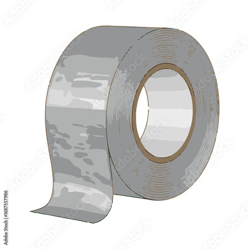
duct tape vector illustration design