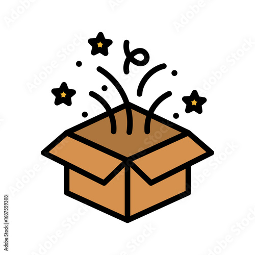 Surprise Icon Vector Illustration Color Version