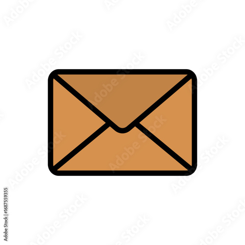 Email Icon Vector Illustration Color Version