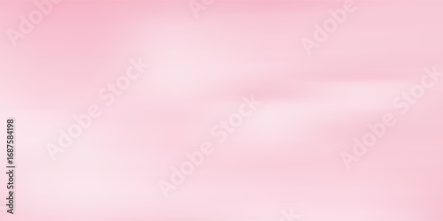 Abstract light pink sakura blossom color background. Vector simple and soft light horizontal backdrop. Blurred gentle gradient. Pastel pink smooth mesh y2k aesthetic. Minimal style. vector eps10