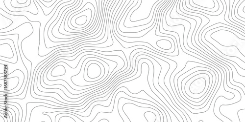 Topographic contour map. Topography and geography map grid abstract background. similar cartography illustration 
