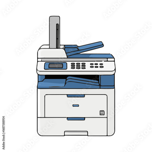 
printer vector illustration design