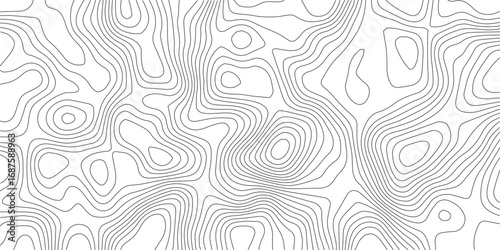 Topographic contour map. Topography and geography map grid abstract background. similar cartography illustration 
