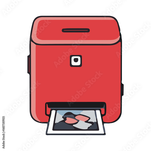 
printer vector illustration design