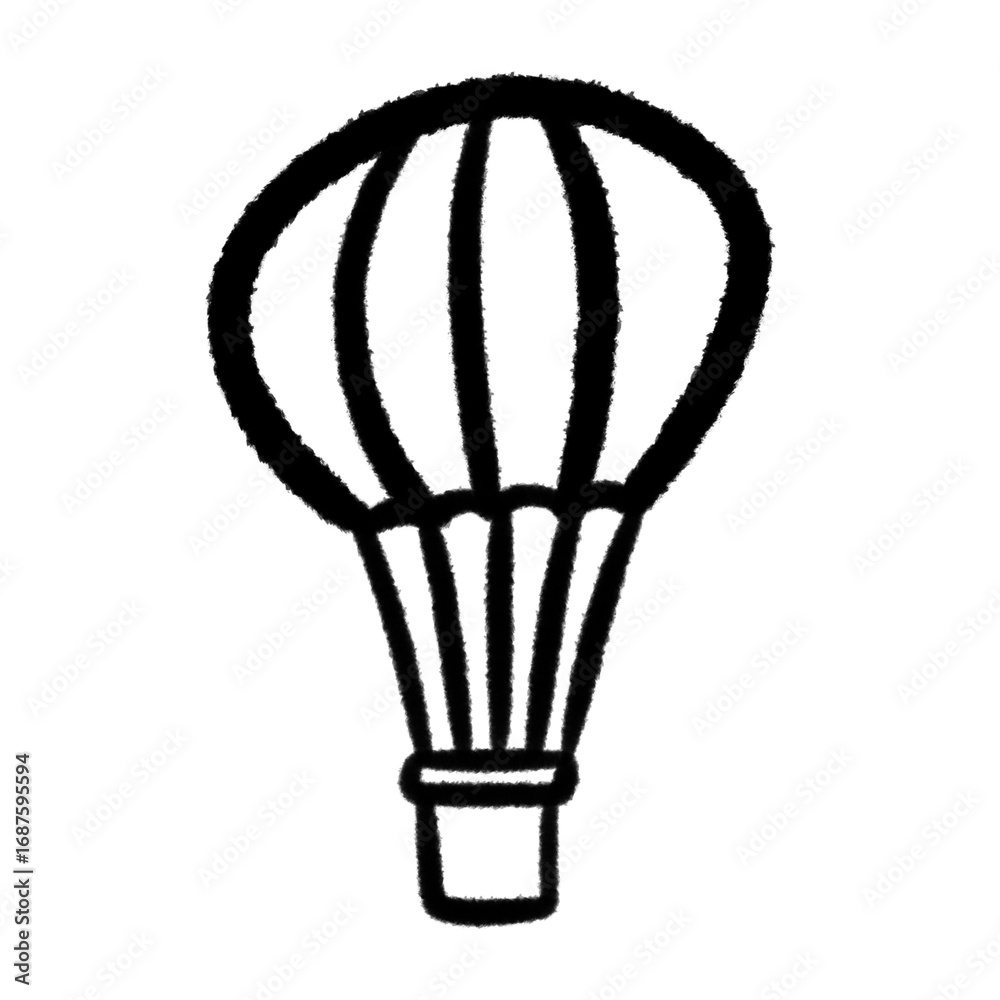 Obraz premium balloon png outline, cute cartoon handdraw clipart kids doodle element hand drawn doodle, handwriting clipart, kawaii kids drawing, funny character, childlike sketch, handwritten words,