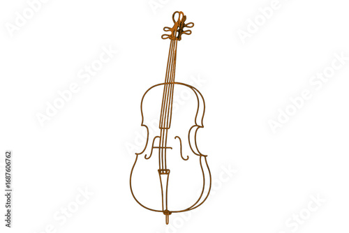Orchestral piece featuring violin, guitar, and cello, commonly used as a concert symbol