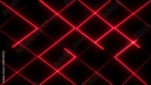 Abstract neon line icon features sleek, glowing lines in vibrant colors like often with a slight glow effect, creating a modern, illuminated, eon glowing line icon