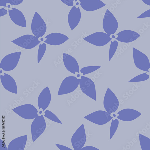 Vintage seamless floral pattern. Liberty style background of small pastel colorful flowers. Small flowers scattered over a white background. Stock vector for printing on surfaces