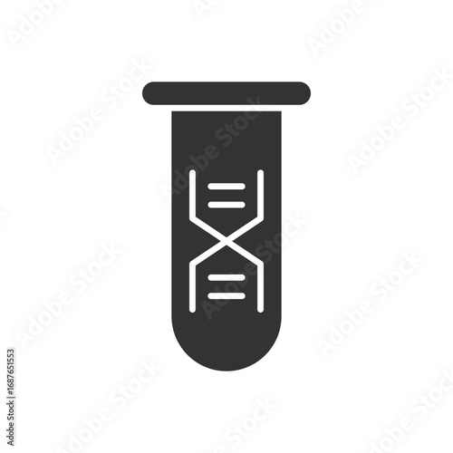 Dna Test Tube Icon
