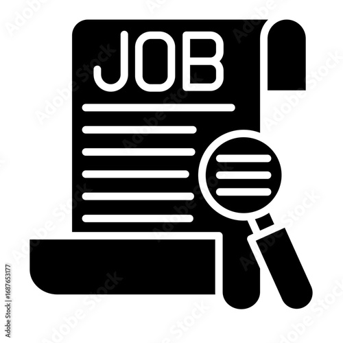 Job Seeker Vector Icon