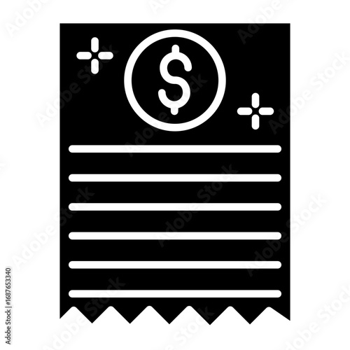 Bill Vector Icon