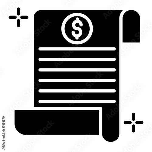 Bill Vector Icon