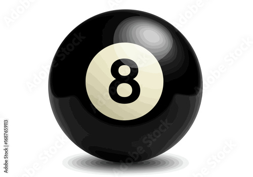 pool ball number eight