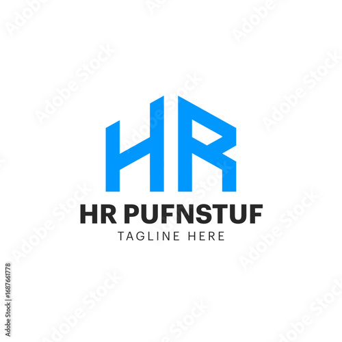 HR letter logo  Adobe Stock Vector