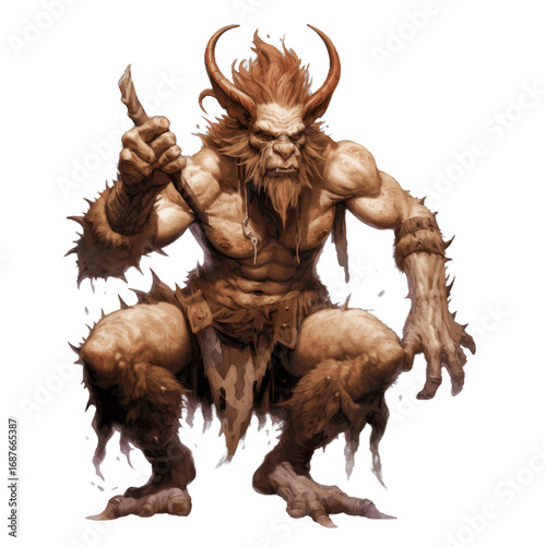 bronze satyr