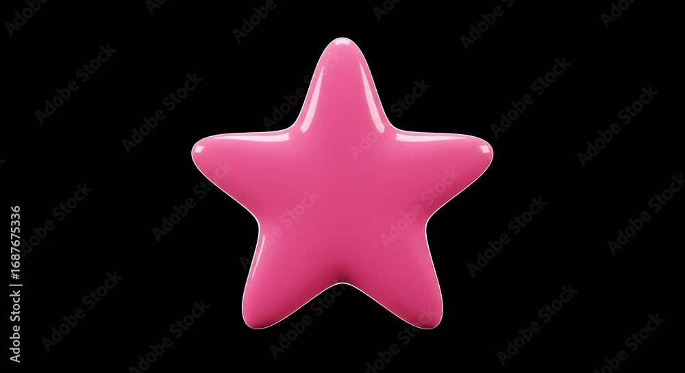 Obraz premium Pink Starburst