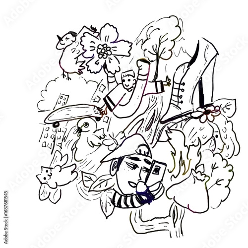 monoprint, monotype, printmaking, abstract art