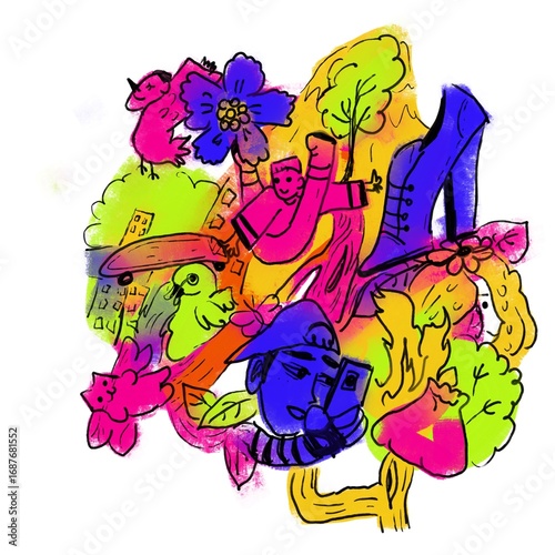 monoprint, monotype, printmaking, abstract art