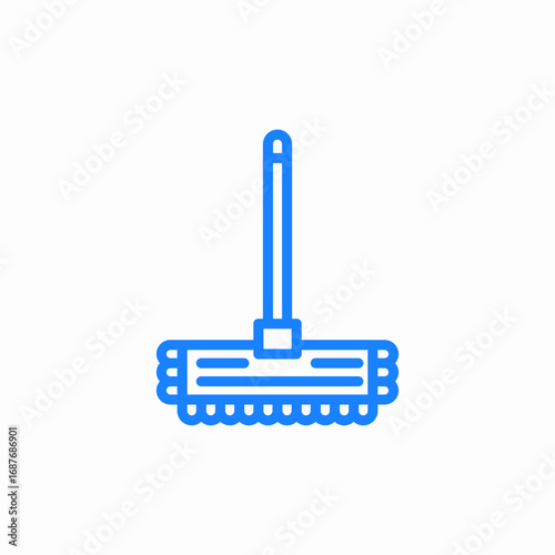 swab cleaning icon sign vector