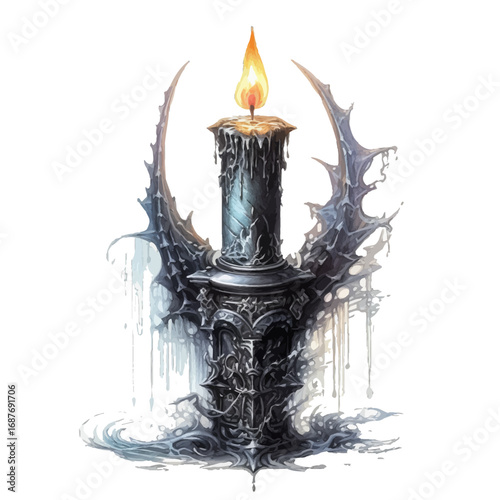 candlestick with candle