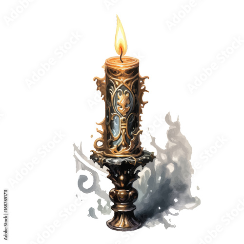 candlestick with candle