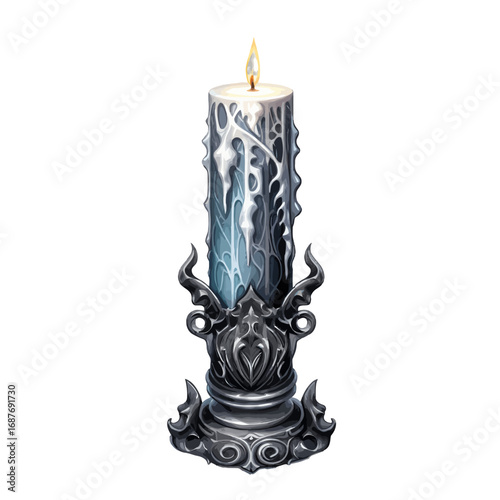 candlestick with candle