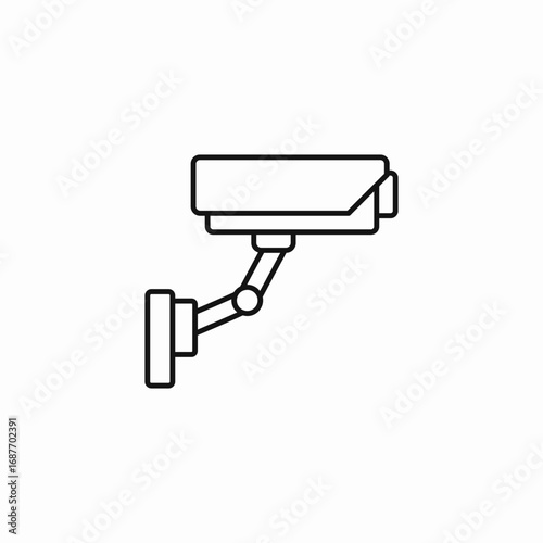 security camera icon icon sign vector