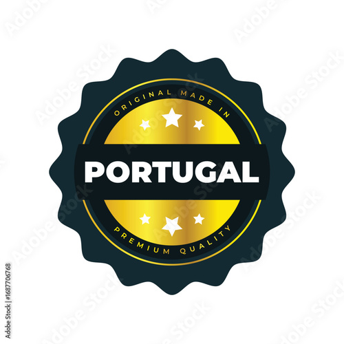Premium Quality Original Product from Portugal. Gold Badge Design