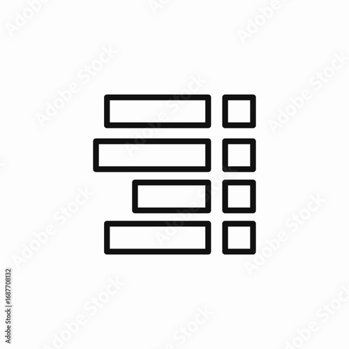 list data points icon sign vector