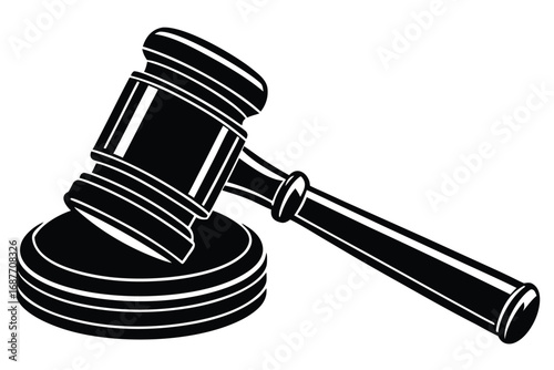 gavel vector icon