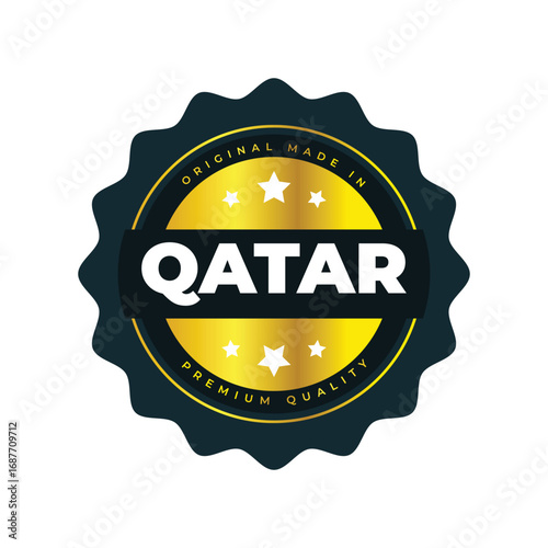 Premium Quality Product from Qatar  Original Seal and Badge Design