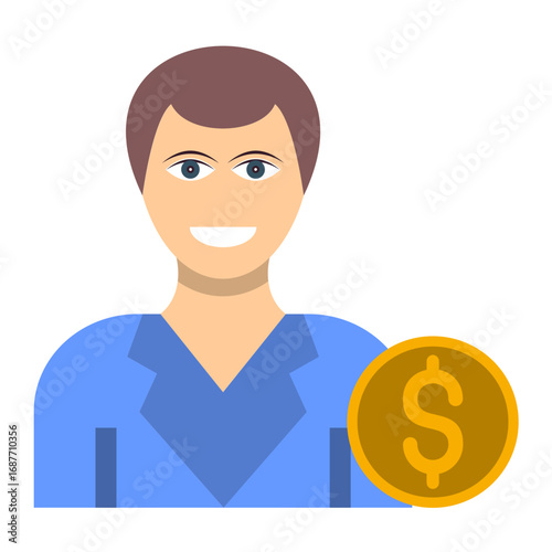 Buyer Vector Design Icon Style