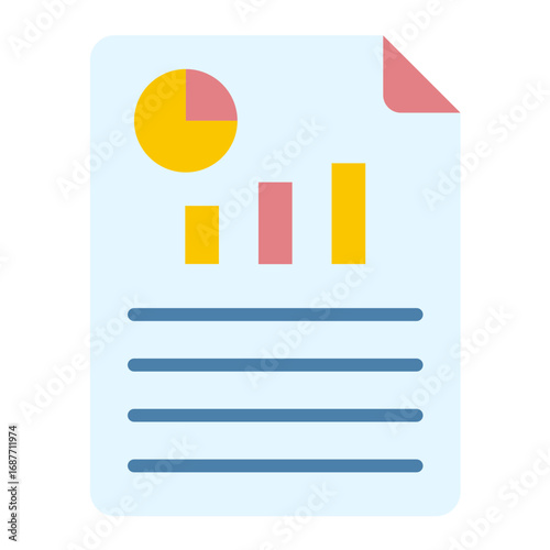Seo Report Vector Design Icon Style