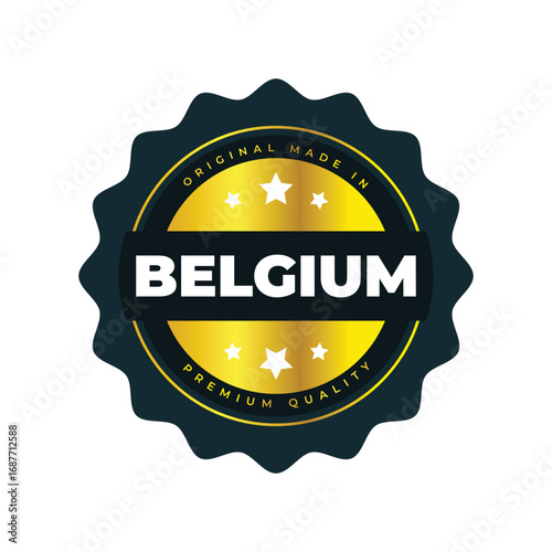 Premium Quality Original Made in Belgium Badge
