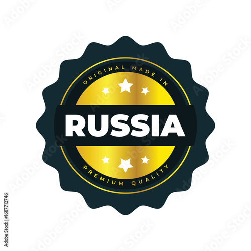 Premium Quality Original Product from Russia  Gold Badge Design