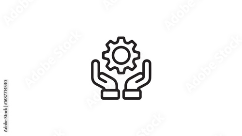 Protecting Your Business Gear in Hands Icon