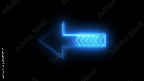 Wallpaper Mural This glowing neon arrow illustration symbolizes direction, guidance, and navigation. The futuristic glowing style makes it perfect for presentations, advertisements, digital UI/UX designs, Torontodigital.ca