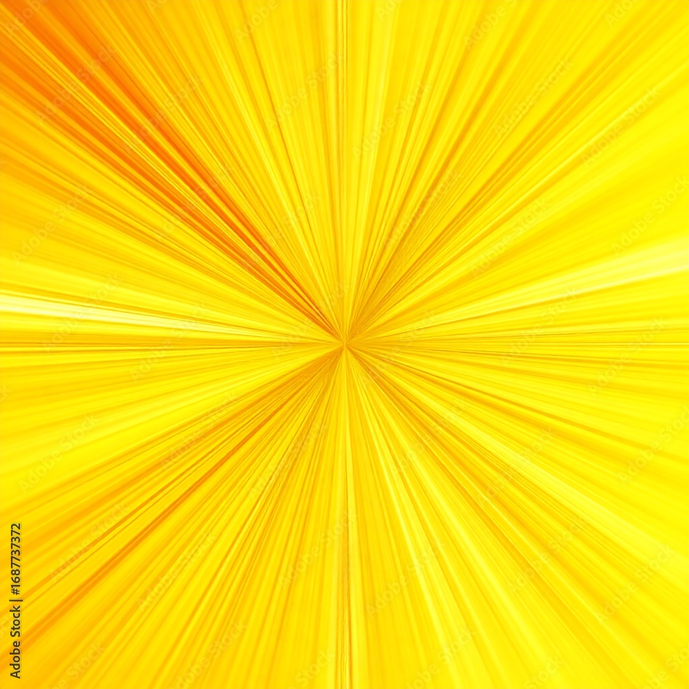 Obraz premium Radiant yellow burst