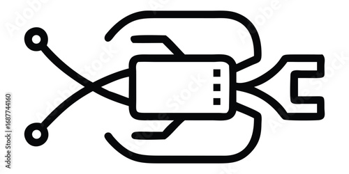 An image depicting a digital stethoscope connected to various mobile devices, including a tablet PC and a smartphone, for electronic medical equipment and digital health technology