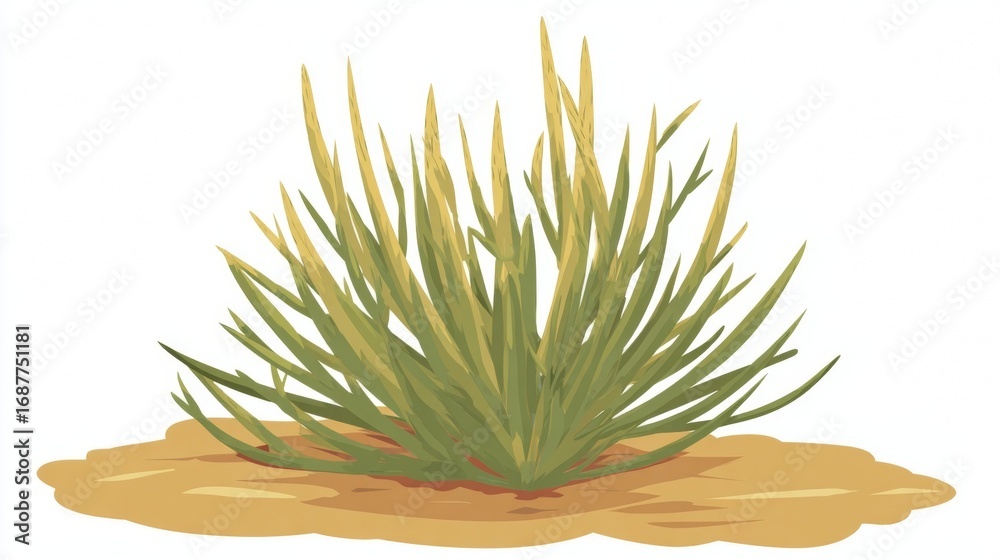 Fototapeta premium Fresh green cactus plant in a white flowerpot, isolated for healthy spring growth