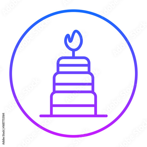 Wedding Cake Vector Icons