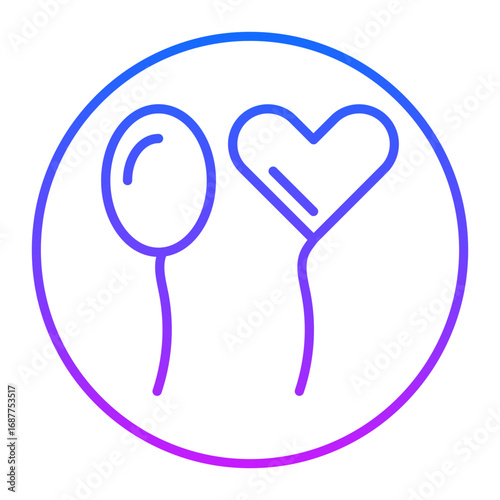 Balloons Vector Icons