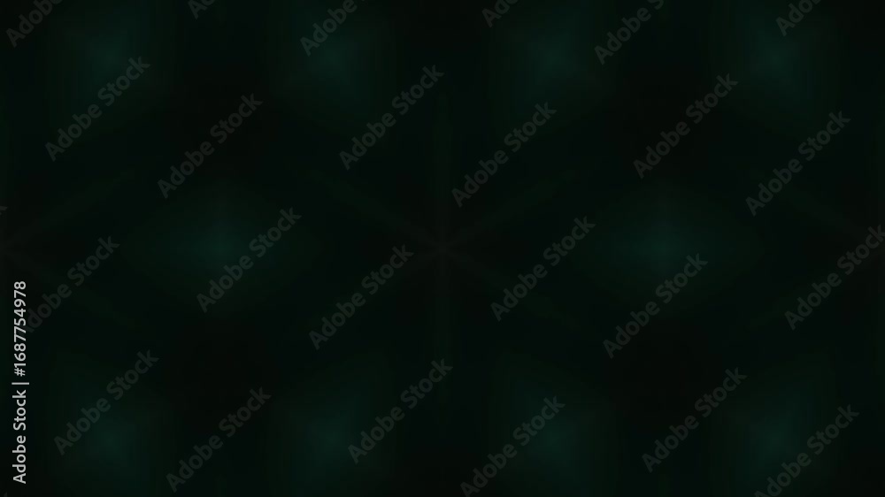 Radiant Pattern Mandala Morphing in Hypnotic Space