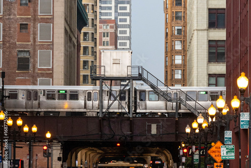 Train in Chicago, Illinois