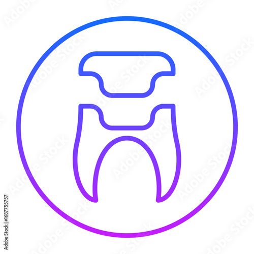 Dental Crown Vector Icons