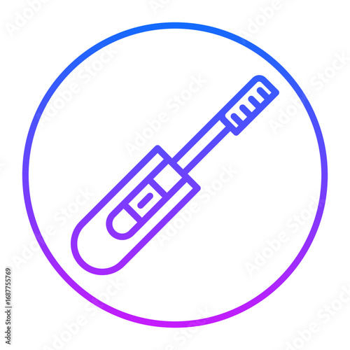 Electric Toothbrush Vector Icons