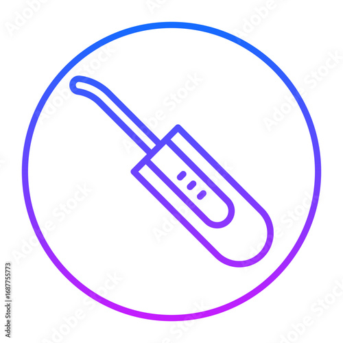 Dental Irrigator Vector Icons