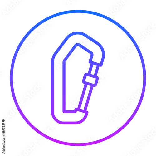 Carabiner Vector Icons
