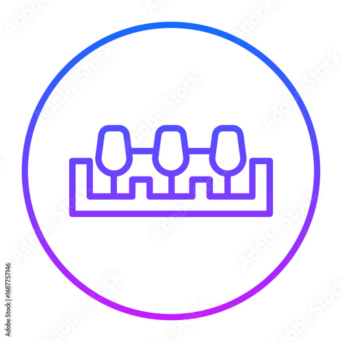 Cinema Chairs Vector Icons